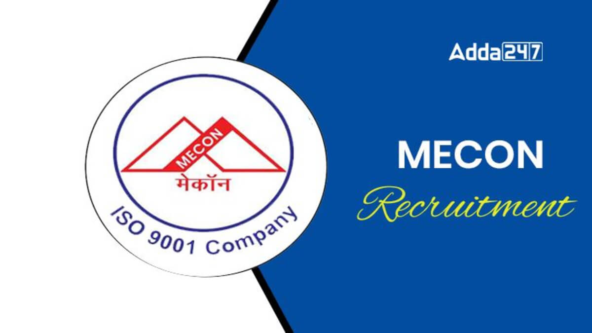 MECON Recruitment 2025