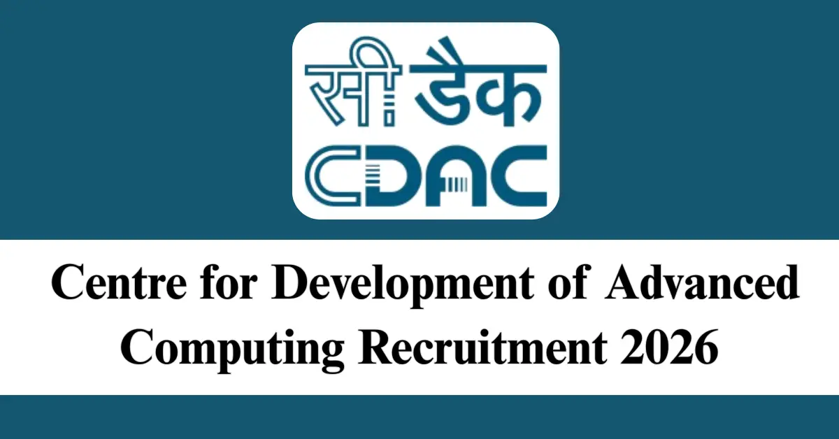 CDAC Recruitment 2026