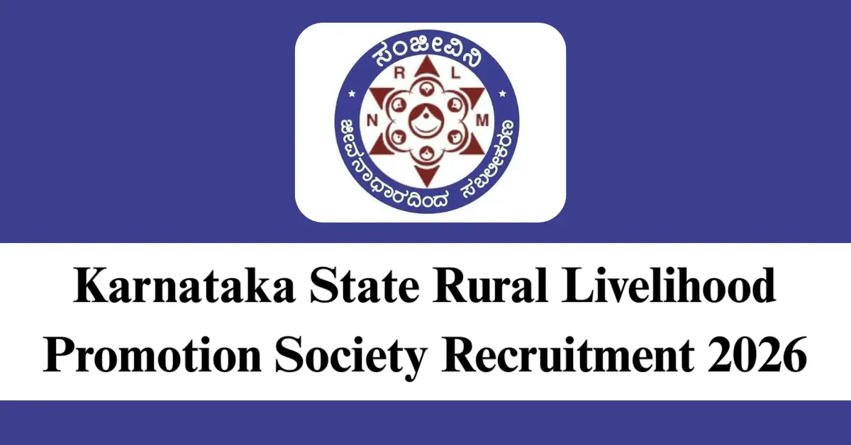 KSRLPS Recruitment 2026