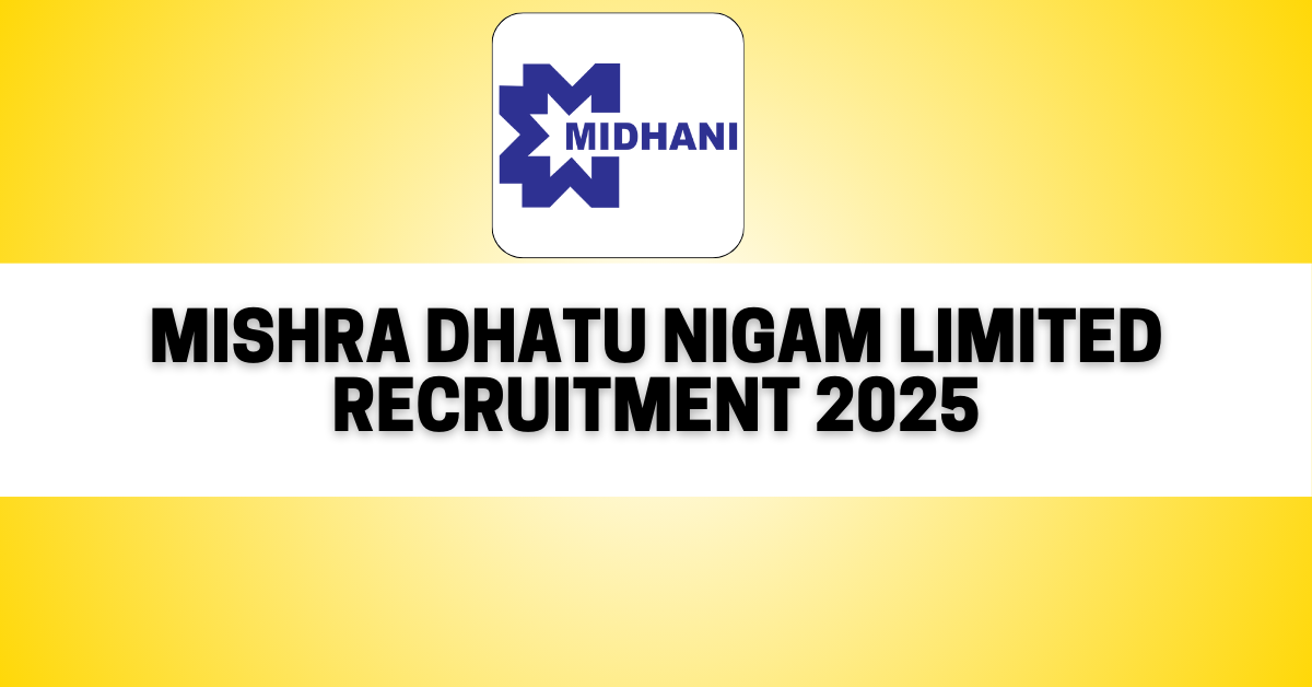MIDHANI Recruitment 2026